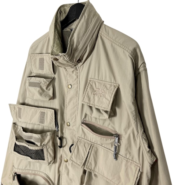 Abu Garcia Fishing Gear Tactical Utility Jacket Multi Pocket Size