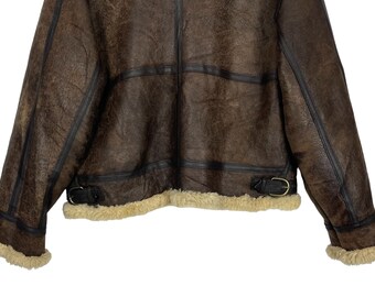 Vintage Military Westop USAAF Type B-3 Lamb Skin Flight Jacket