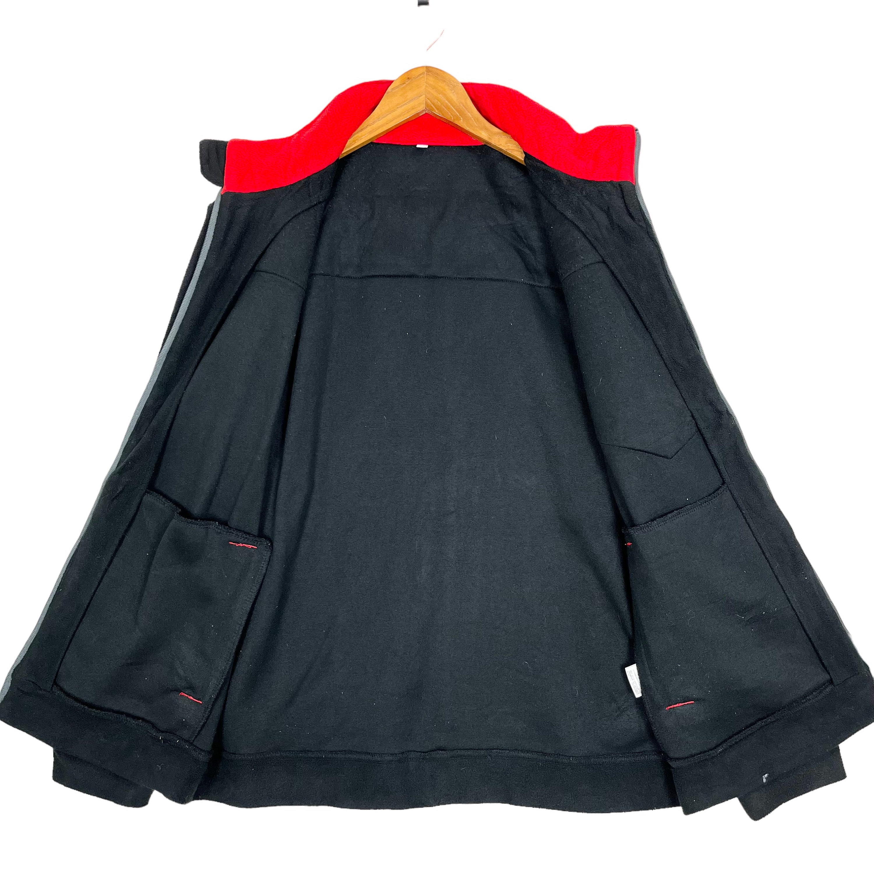 Mitsubishi Motors Cordura Zipper Fleece Jacket Motorsports Black