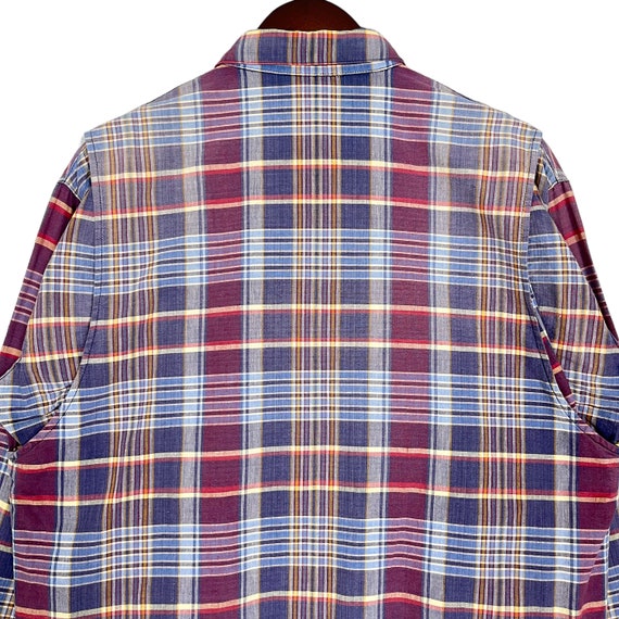 Vintage 90's Polo Ralph Lauren Checkered Zipper Light Harrington