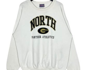 Vintage 90-tals North G Panther Athletic Club University of Georgia tröja NCAA storlek XL