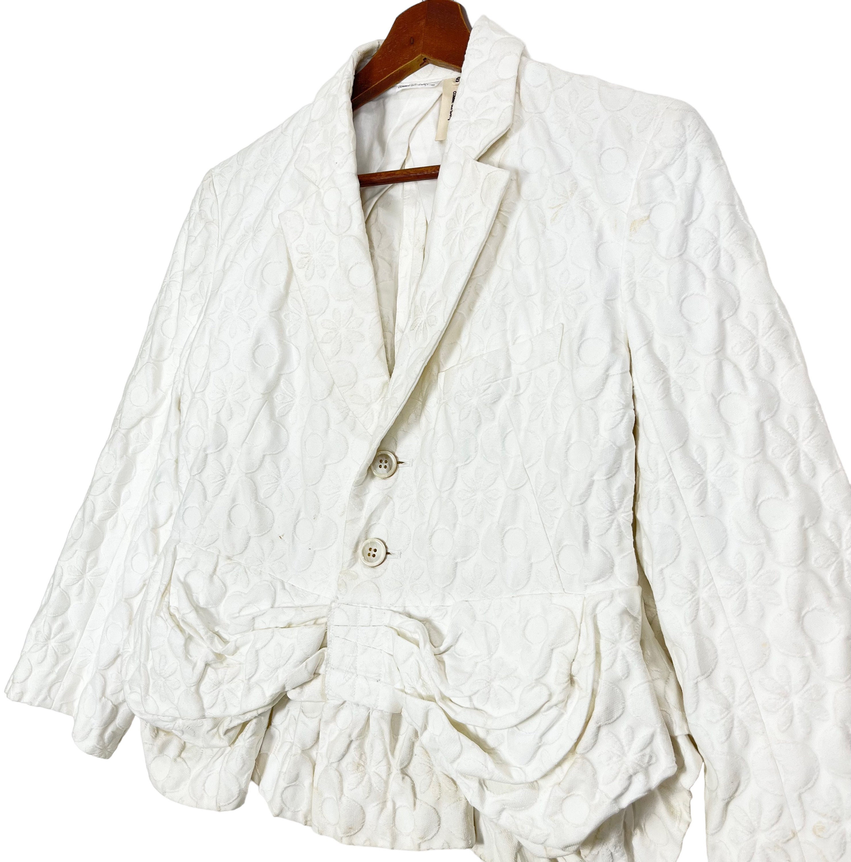 Comme des Garçons Flower Short Jacket Flower Jacket – La Garçonne