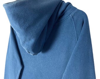 Kapital Surf Unisex Pullover Button Hoodie Blue Size 1 Small Made