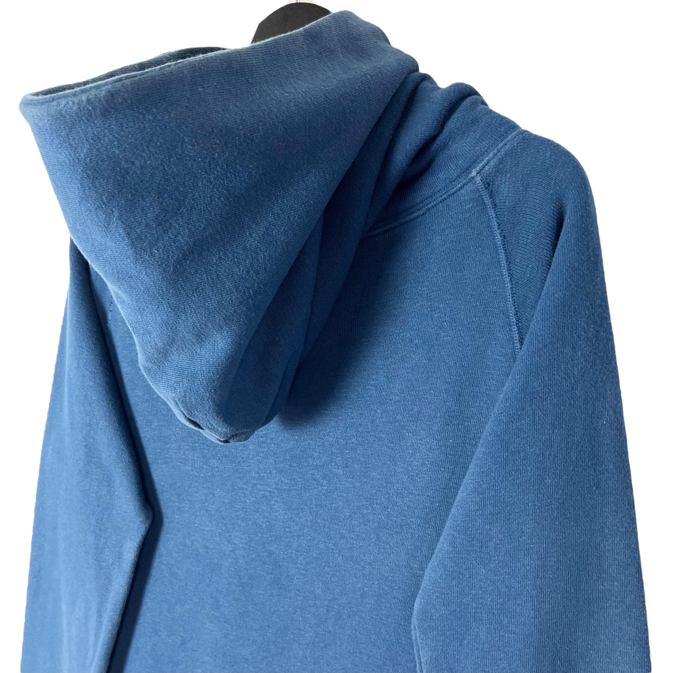 KAPITAL SURFパーカー ブルー Kapital Surf Unisex Pullover Button Hoodie Blue Size 1 Small Made