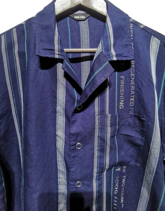 Vintage Ne-net by Issey Miyake Snap Button Down L… - image 3