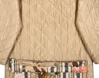 Vintage Salvatore Ferragamo Silk Quilted Jacket Italian