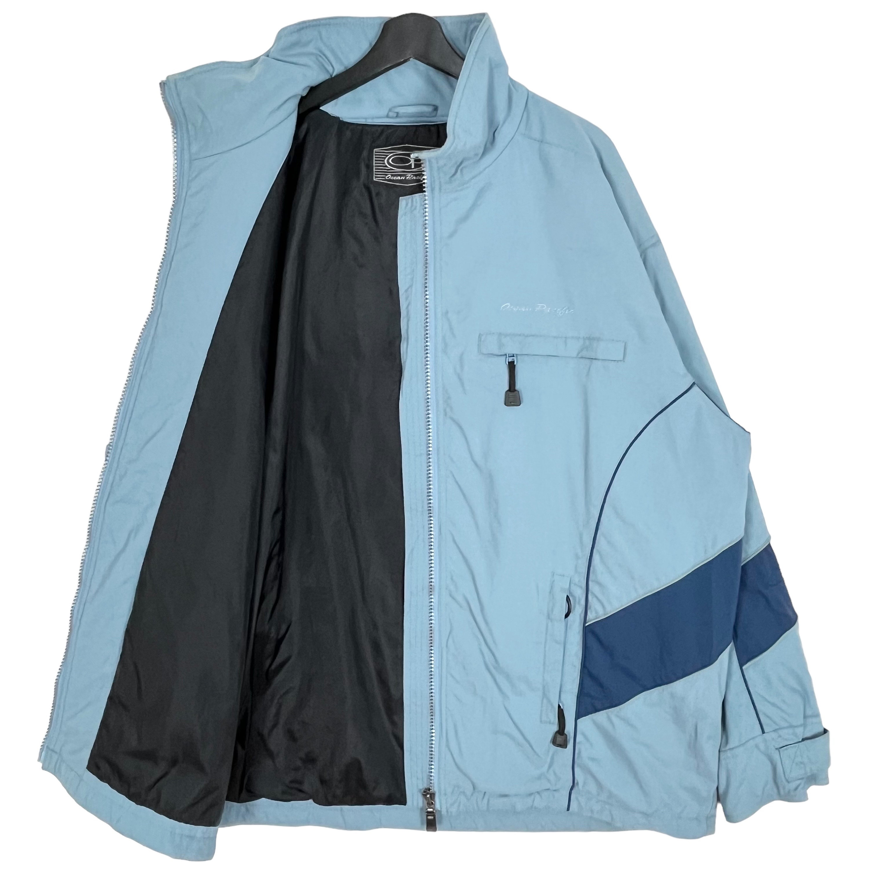 Ocean Pacific Zipper Jacket Surfboard Surf Brand Surf Wear Blue