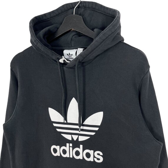 パーカー・フーディ adidas Trefoil hood black IM4489 adidas TREFOIL HOODIE BLACK/WHITE（アディダス トレフォイル