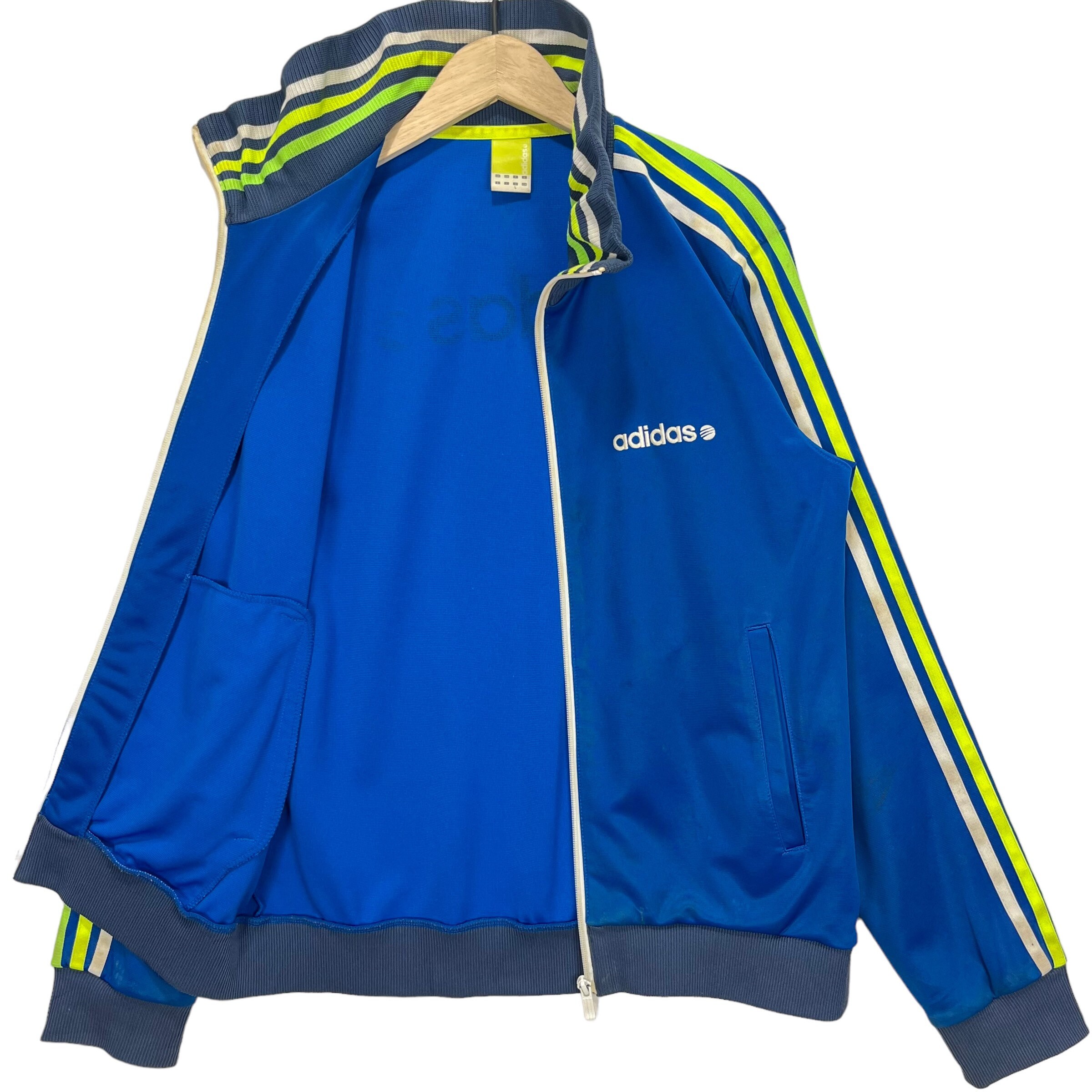 Adidas NEO Track Top Zipper Light Jacket Blue Size Medium - Etsy
