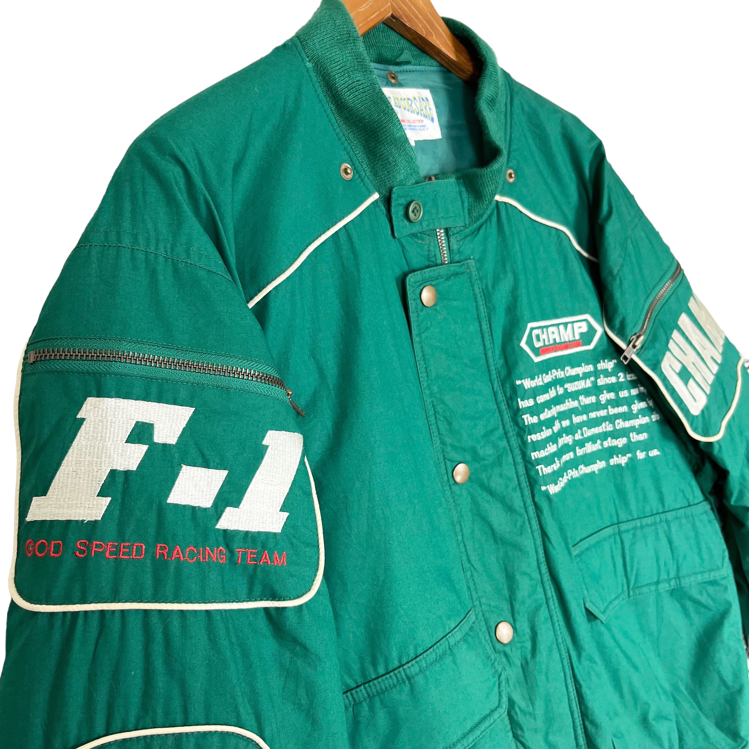 ジャケット・アウター Carservice  RACING KNIT JACKET 2.0 Men's Moudt Kkoub Racing Team Jacket Multicolor L Button