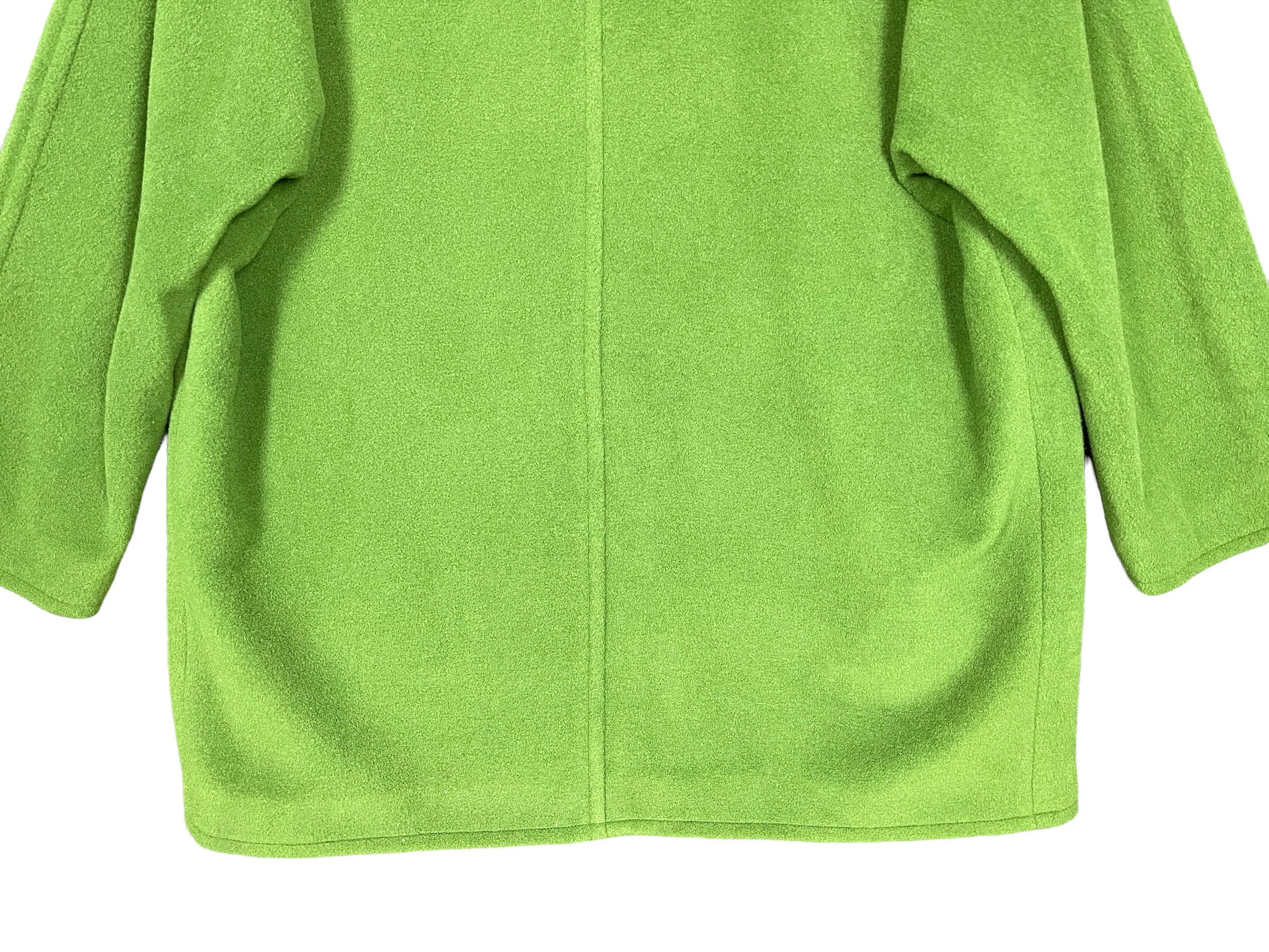 Vintage 90's Salvatore Ferragamo Single Button Wool Over Coat