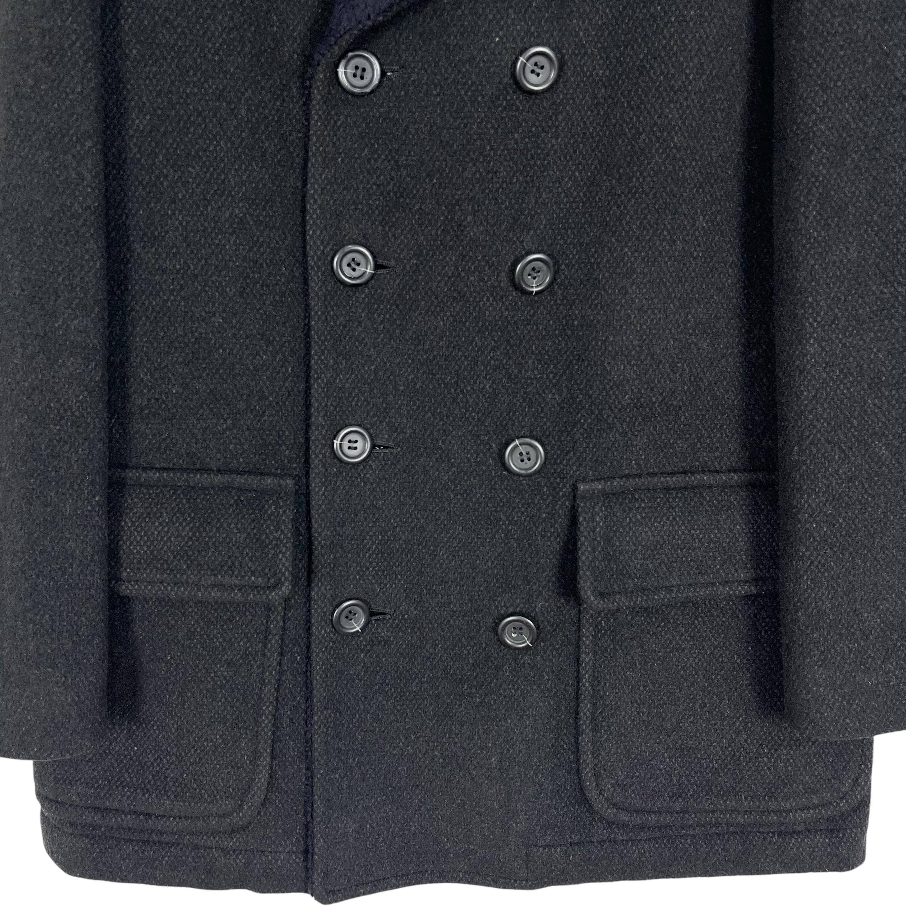 Yohji Yamamoto A.A.R ギャングコート　ピーコート ヨウジヤマモト AAR デザイン Y's For Men ピーコート ブラック サイズ