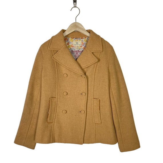 Harris tweed shop peacoat