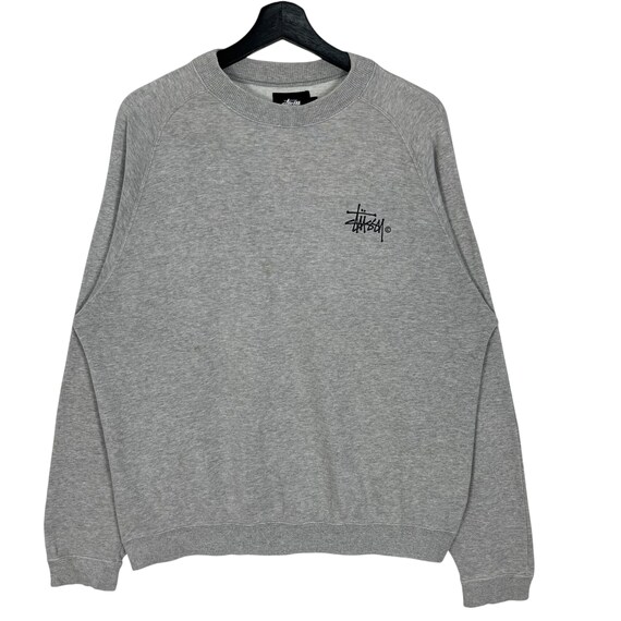 Stussy Big Back Hit Logo Sweatshirt - Etsy