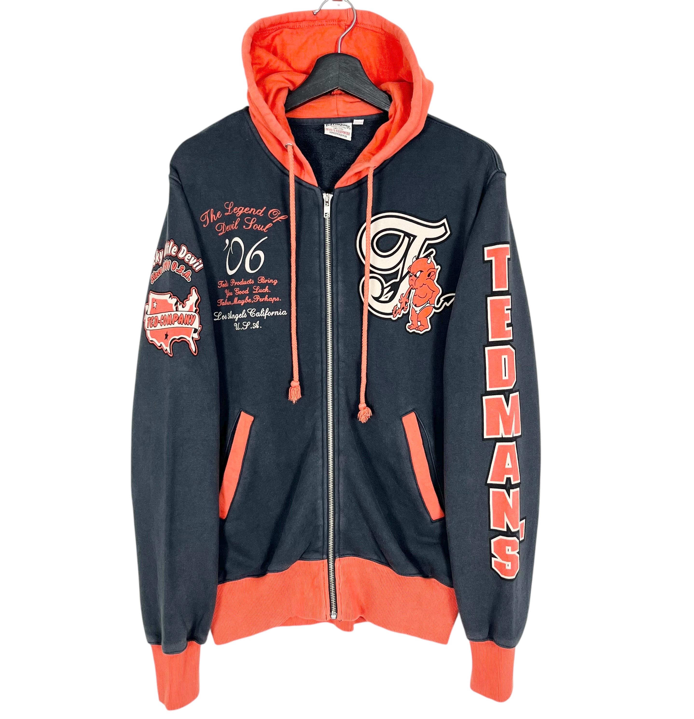 t*.様 ◆テッドマン◆スカジャン◆42◆TED MAN◆ Tedman's Ted Company Zipper Hoodie Lucky Devil Teddy's Division