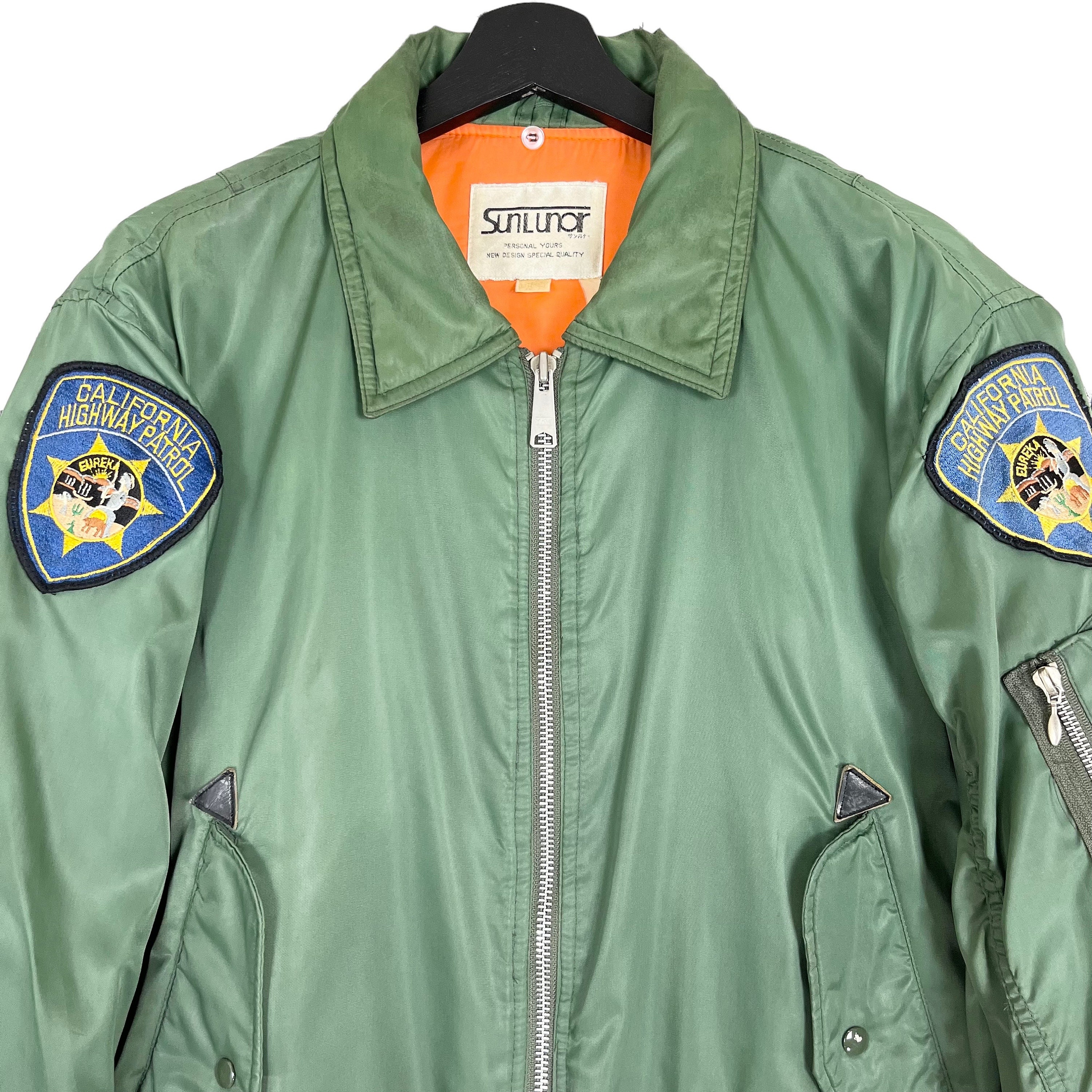 Vintage California Highway Patrol Reversible Flight Bomber