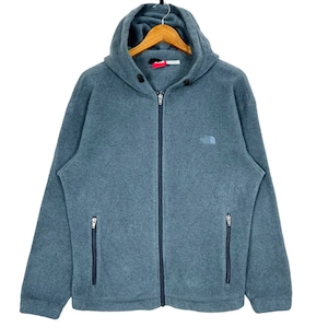 TNF The North Face Women Zipper Hoodie Fleece Jacket Outdoor Streetwear Brand Gorpcore Green Size Large Made in Japan