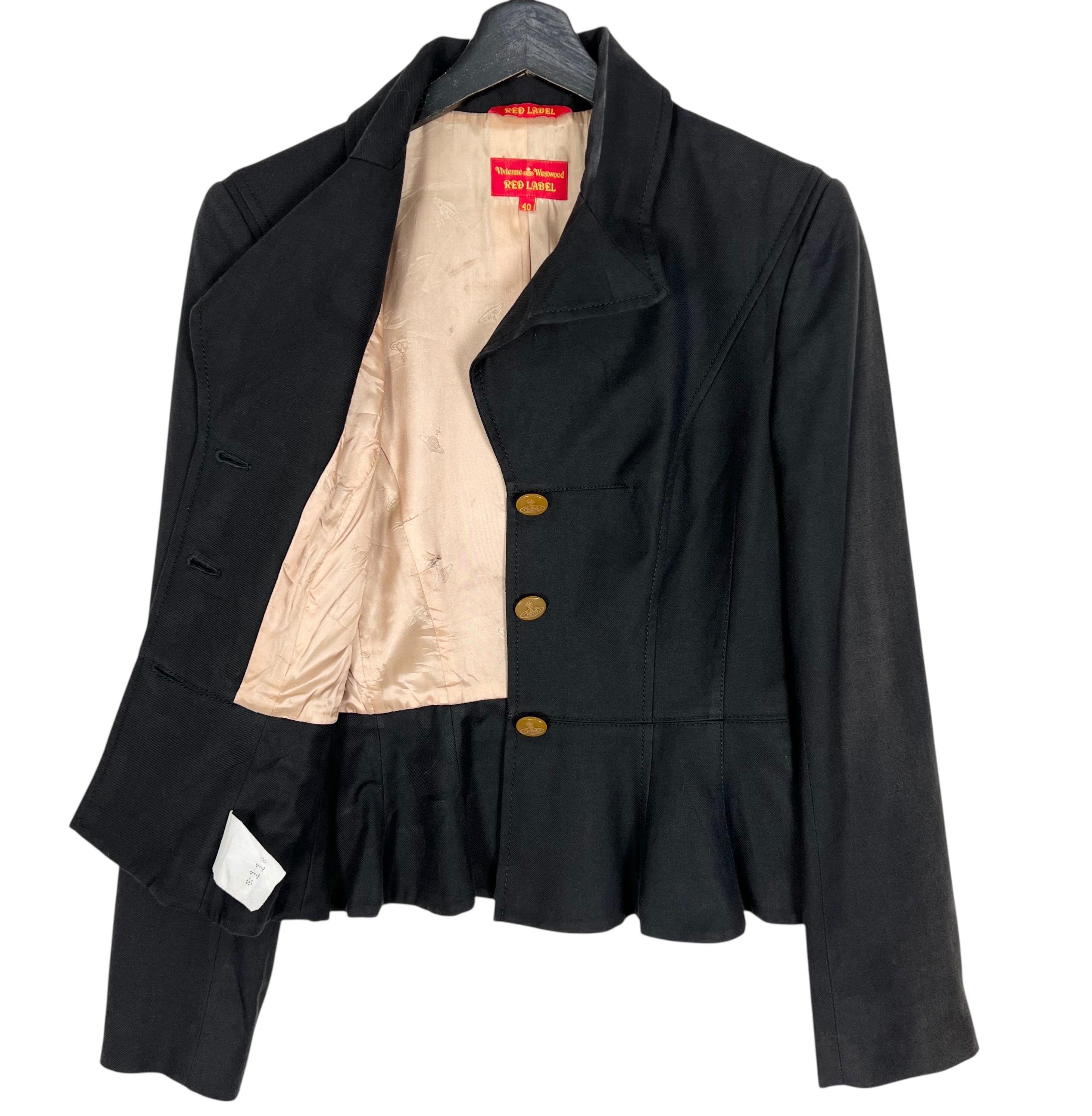 Vivienne Westwood RED LABEL ブラックジャケット 40 Vivienne Westwood Red Label Jacket - Women's 40