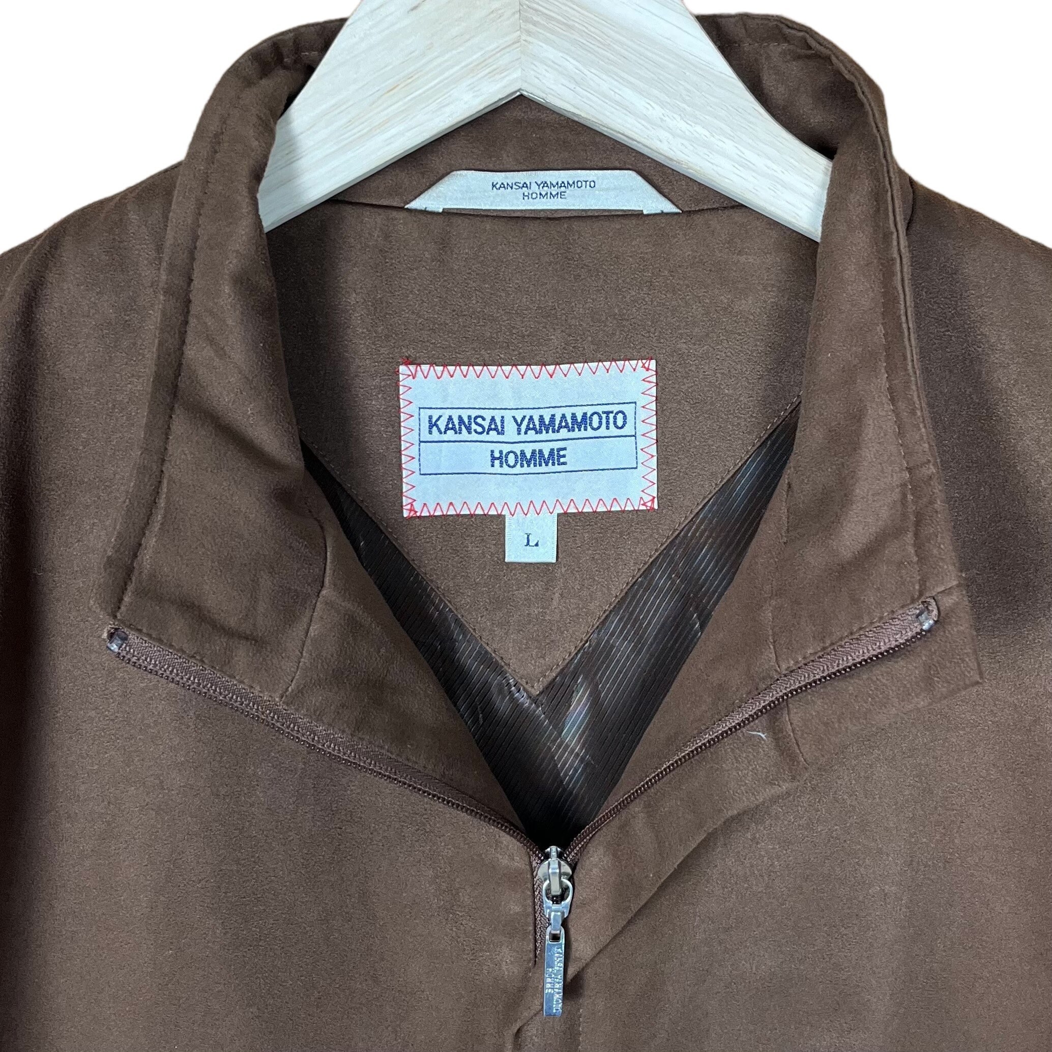 Vintage 90's Kansai Yamamoto Homme Plain Japanese Designer Light