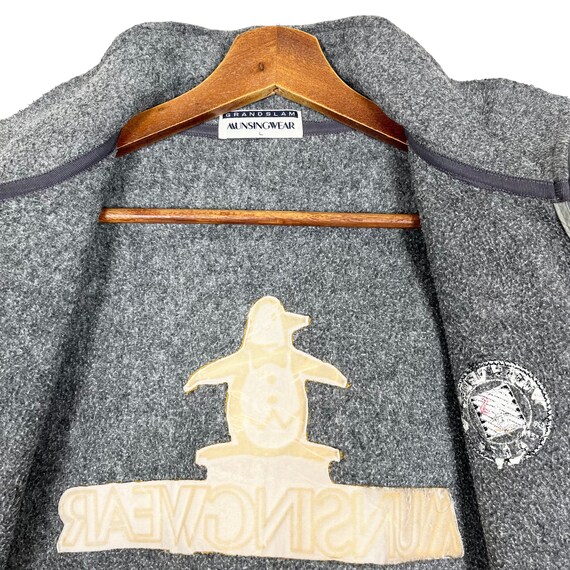 Vintage Munsingwear Grand Slam Fleece Jacket Grey… - image 6