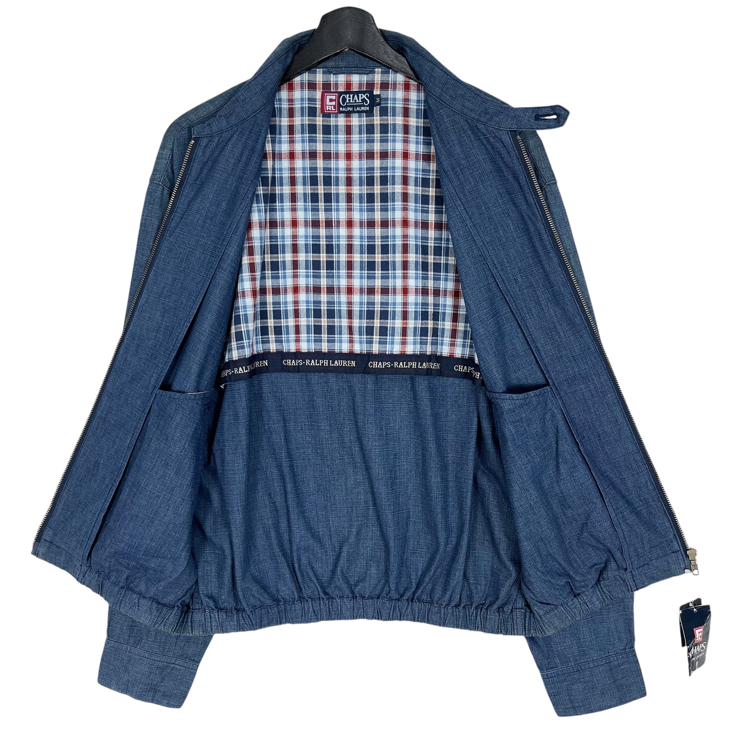 Chaps Ralph Lauren Harrington Jacket Blue Size M Made in Japan - Etsy