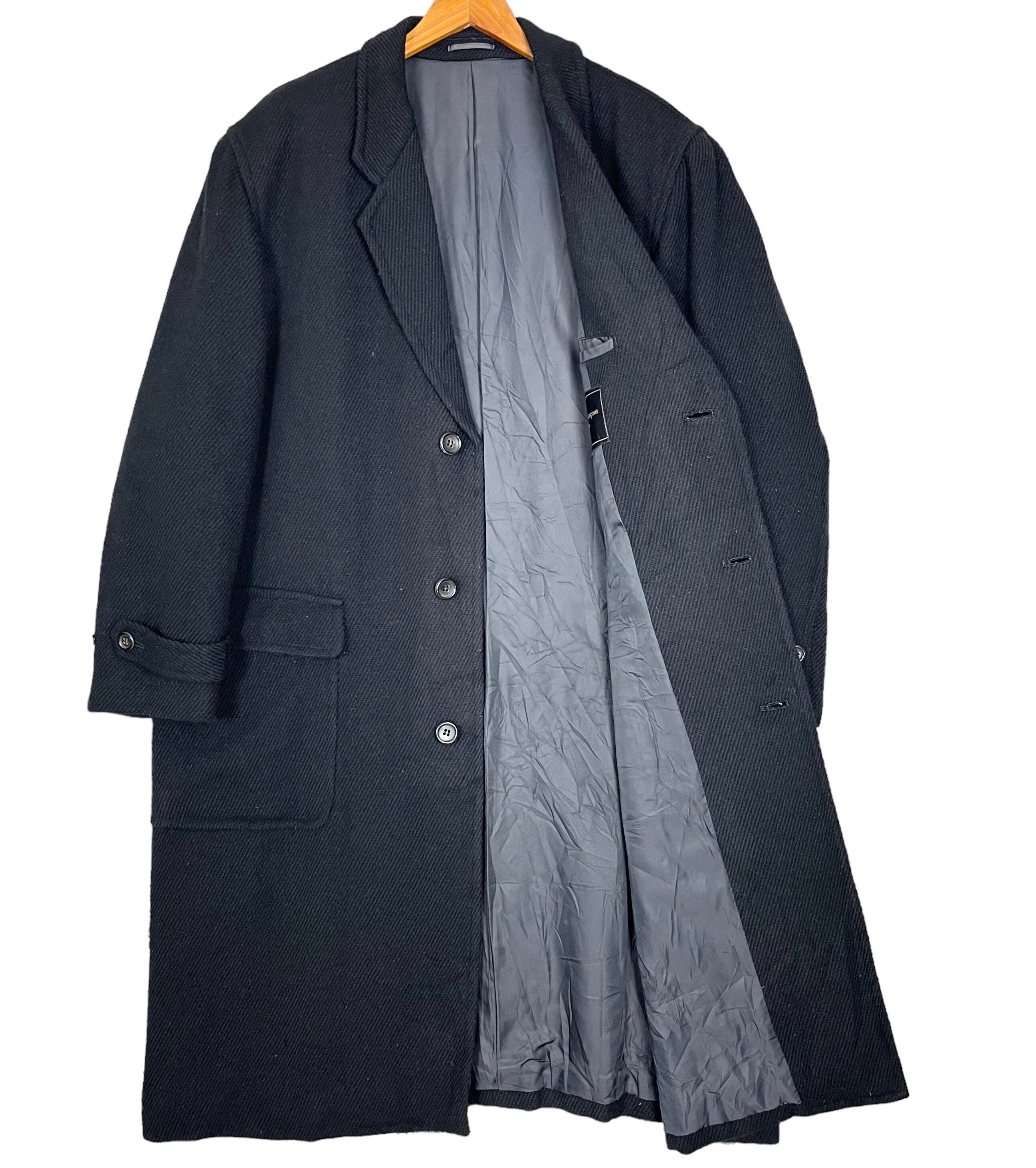 Vintage 90's CDG Comme Des Garçons Homme Wool Mens Designer Long