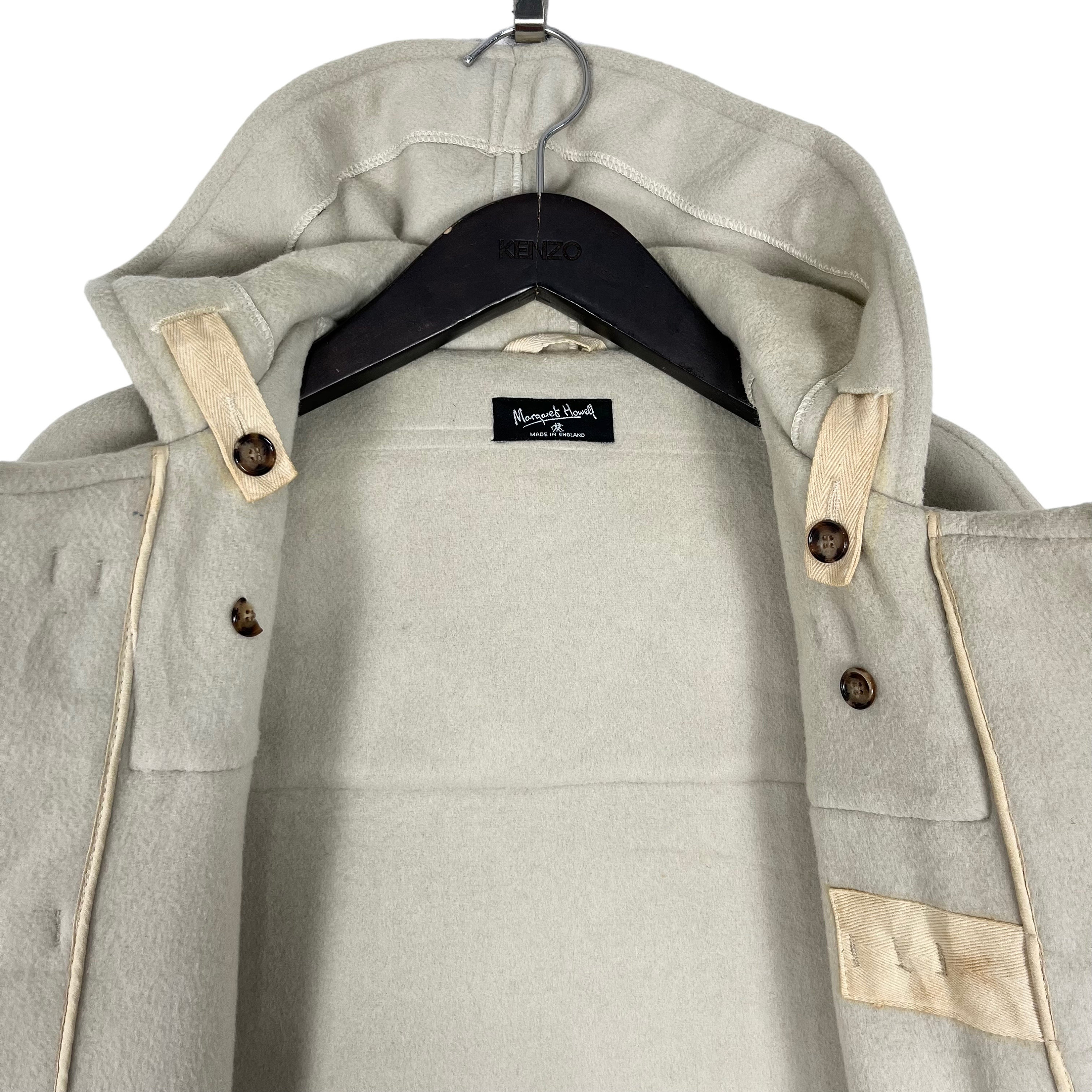 MHL Margaret Howell Wool Duffle Coat English Designer Beige Color