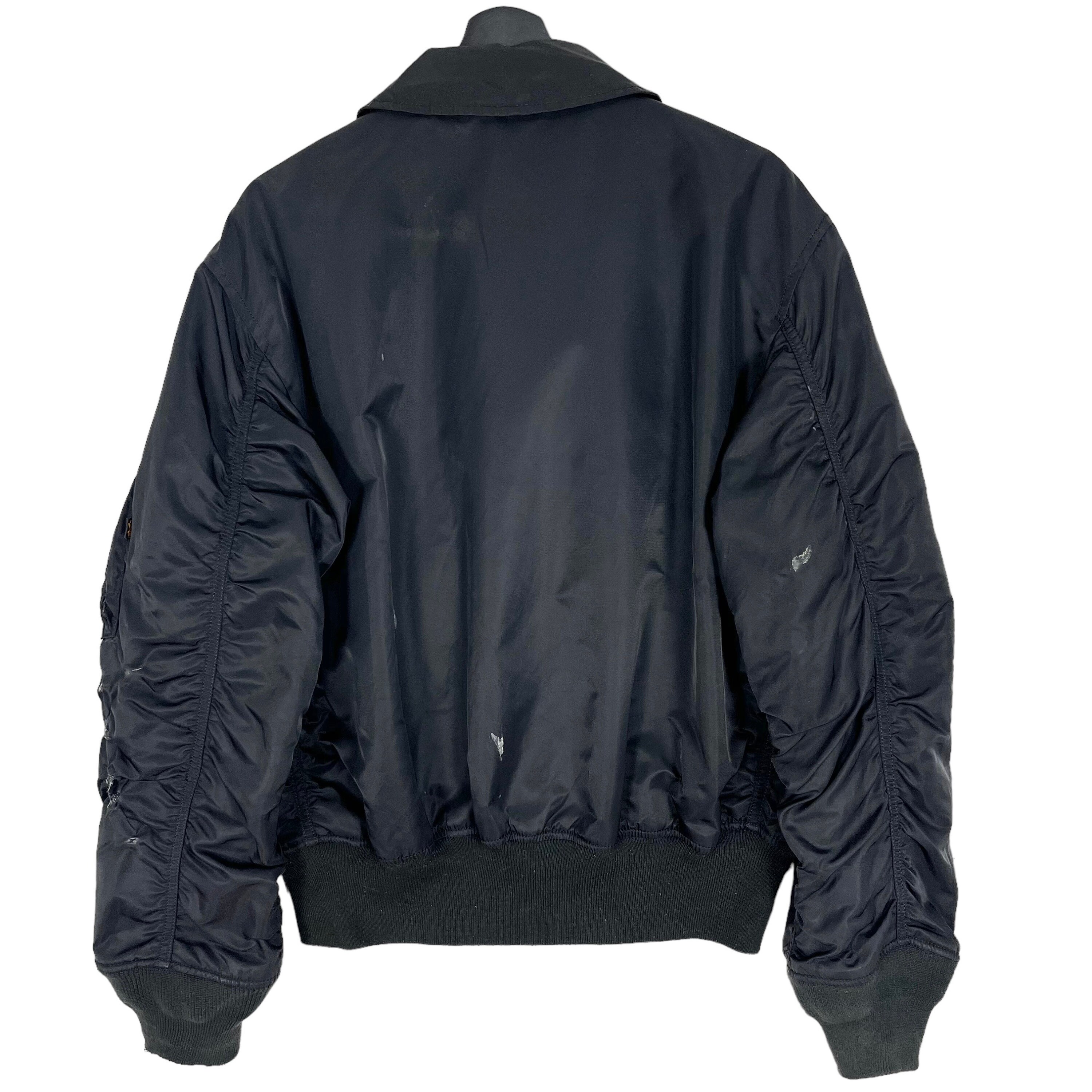 Alpha Industries Flight Bomber Jacket Men's Military Black