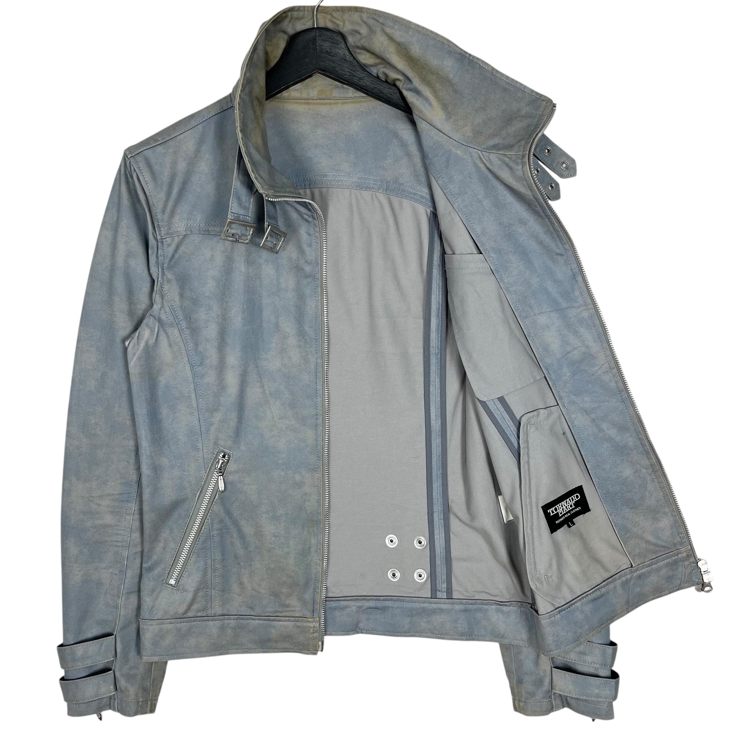 ジャケット・アウター 00s TORNADO MART shirt jacket L size Japanese Brand Tornado Mart Zipper Jacket Blue Color Size L