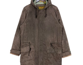ジャケット・アウター 90s Timberland Weathergear fishtail coat Vintage TIMBERLAND Weathergear Light Jacket Parka Outdoor