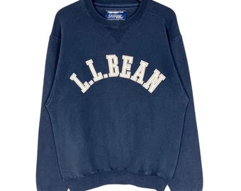 Pick!! Vintage 90s LL BEAN X Russell Athletic Made in Usa Big Logo