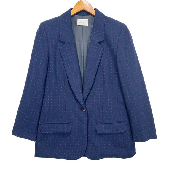 Vintage 90’s Pendleton Polka Dots Single Button T… - image 1