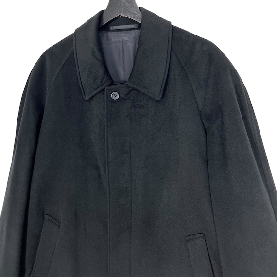 ジャケット・アウター 90's PIERRE BALMAIN wool jacket L Vintage Pierre Balmain Men's Wool Coat Winter Black Size