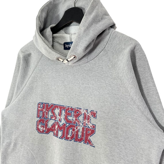 Hysteric Glamour Reflective Logo Pocket Pullover Hoodie Size M
