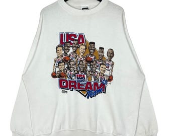 ヴィンテージ 80年代 USA バスケットボール ドリームチーム クルー