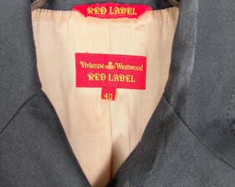 Vivienne Westwood Red Label Jacket Black Faded Size 40 Made in