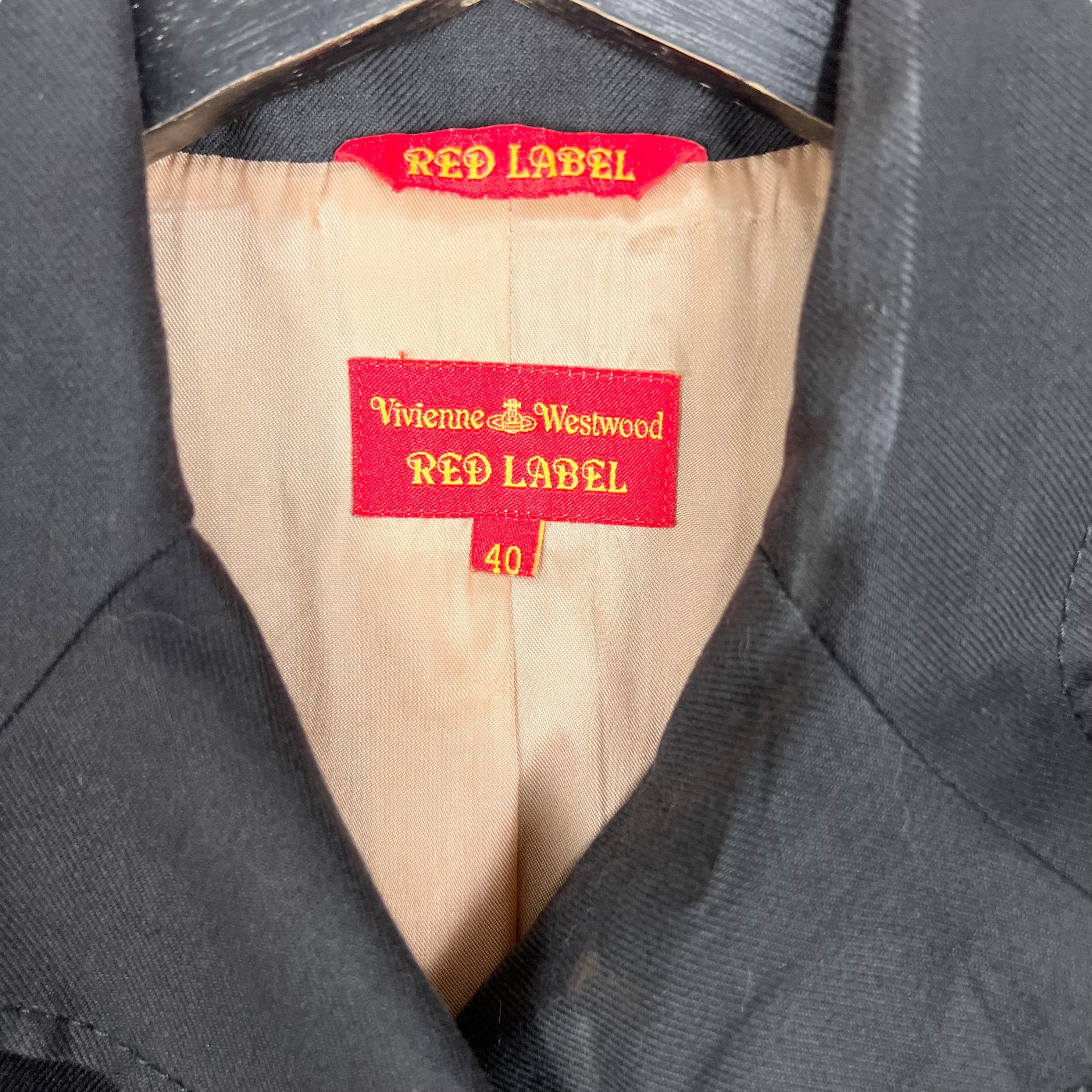 Vivienne Westwood Red Label Jacket Black Faded Size 40 Made in