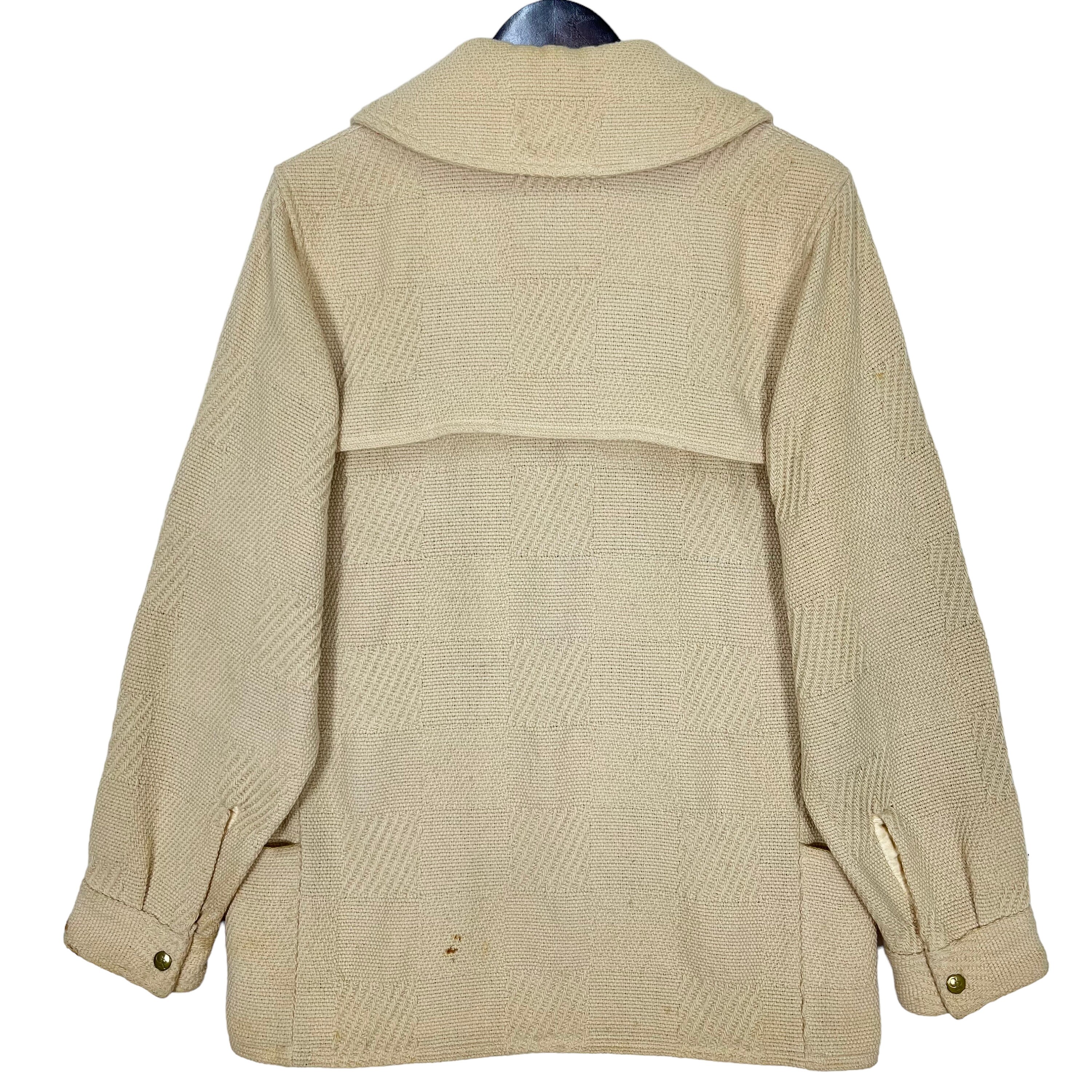 ジャケット・アウター general research 1997 military jacket Vintage 1997 General Research Knit Zipper Chore Utility