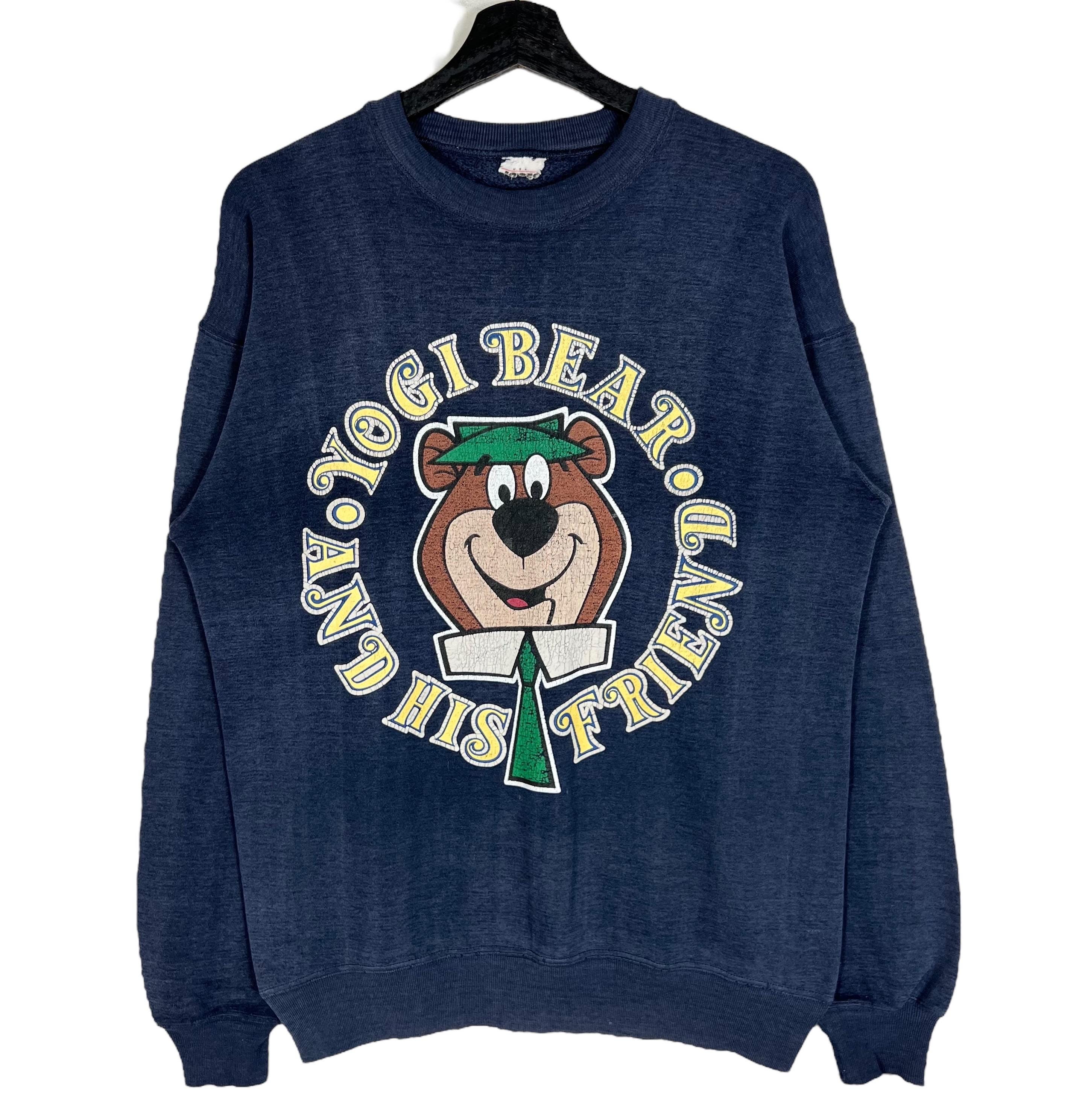 Vintage 90s Yogi Bear and His Friend Classic US Cartoon Sweatshirt