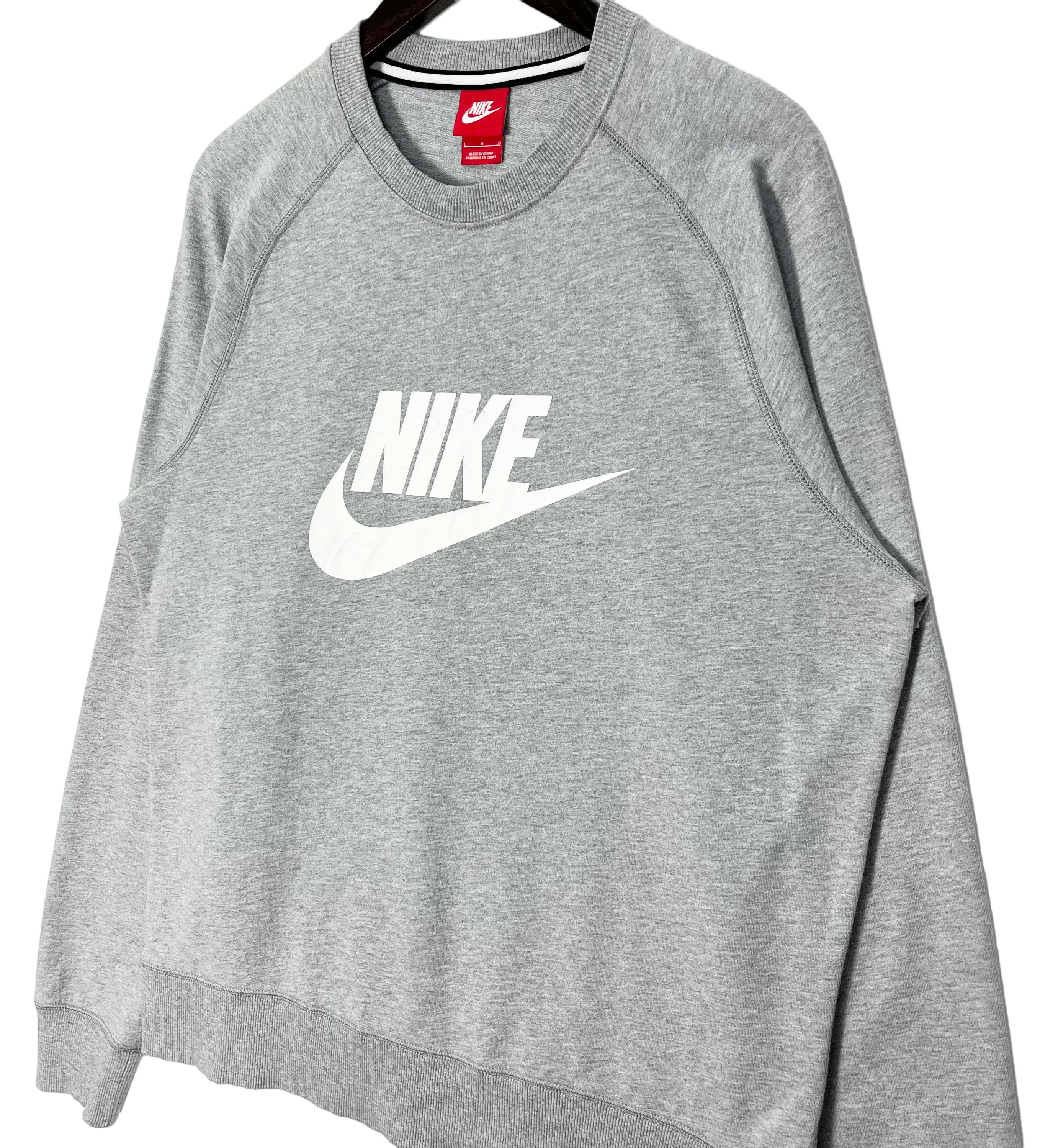 Nike Big Spell Out Logo Crewneck Sweatshirt Pullover Jumper