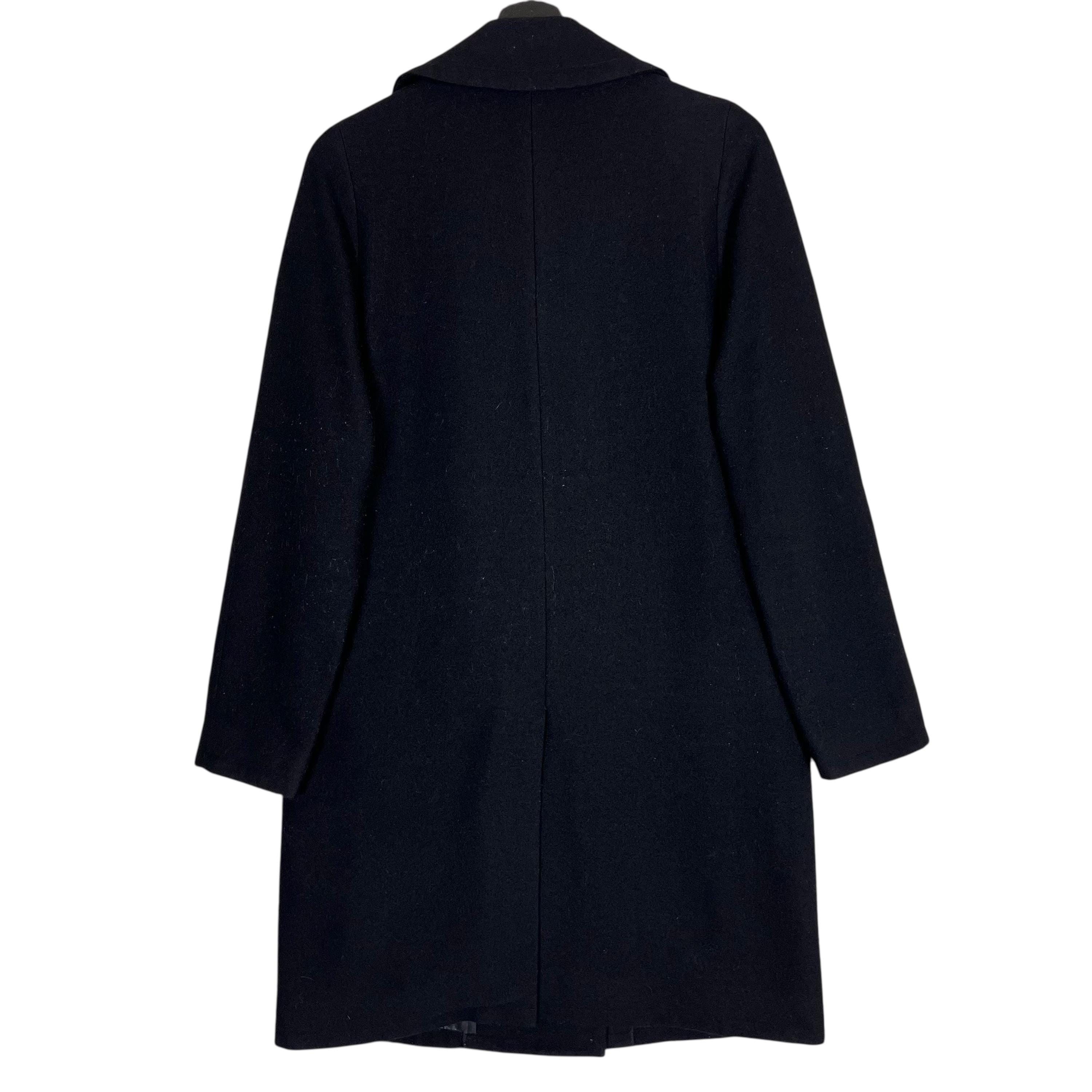 Helmut Lang Wool Trench Coat Black Size 9AR Made in Japan - Etsy