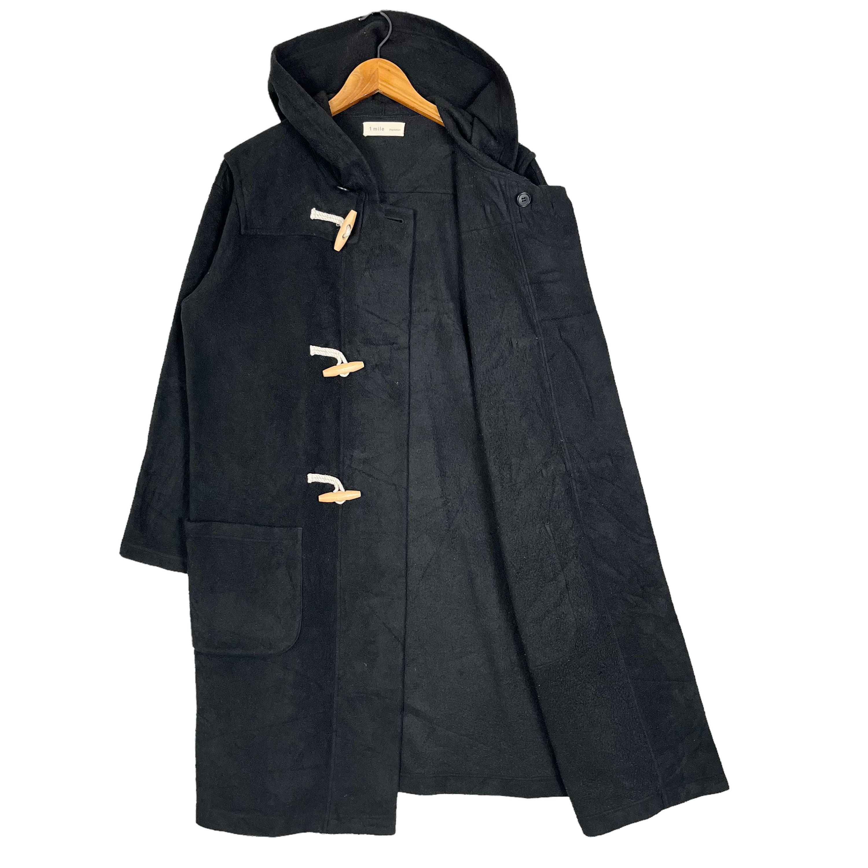 o*a様 Wool/super100 midle length duffle コ 1 Mile Plantation by Issey Miyake Japanese Designer Fleece Duffle