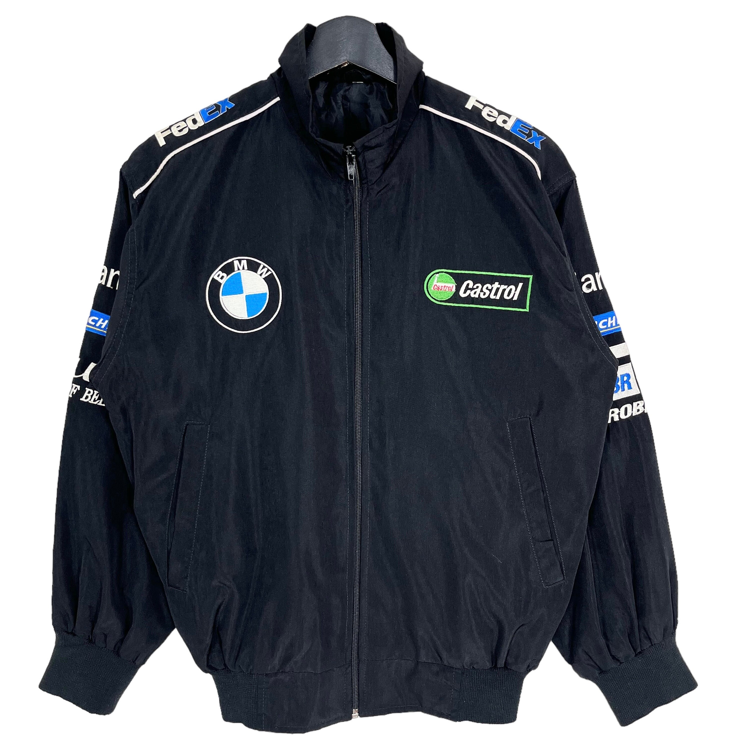 BMW F1 Formula One Embroidery Sponsor Patches Zipper Windbreaker