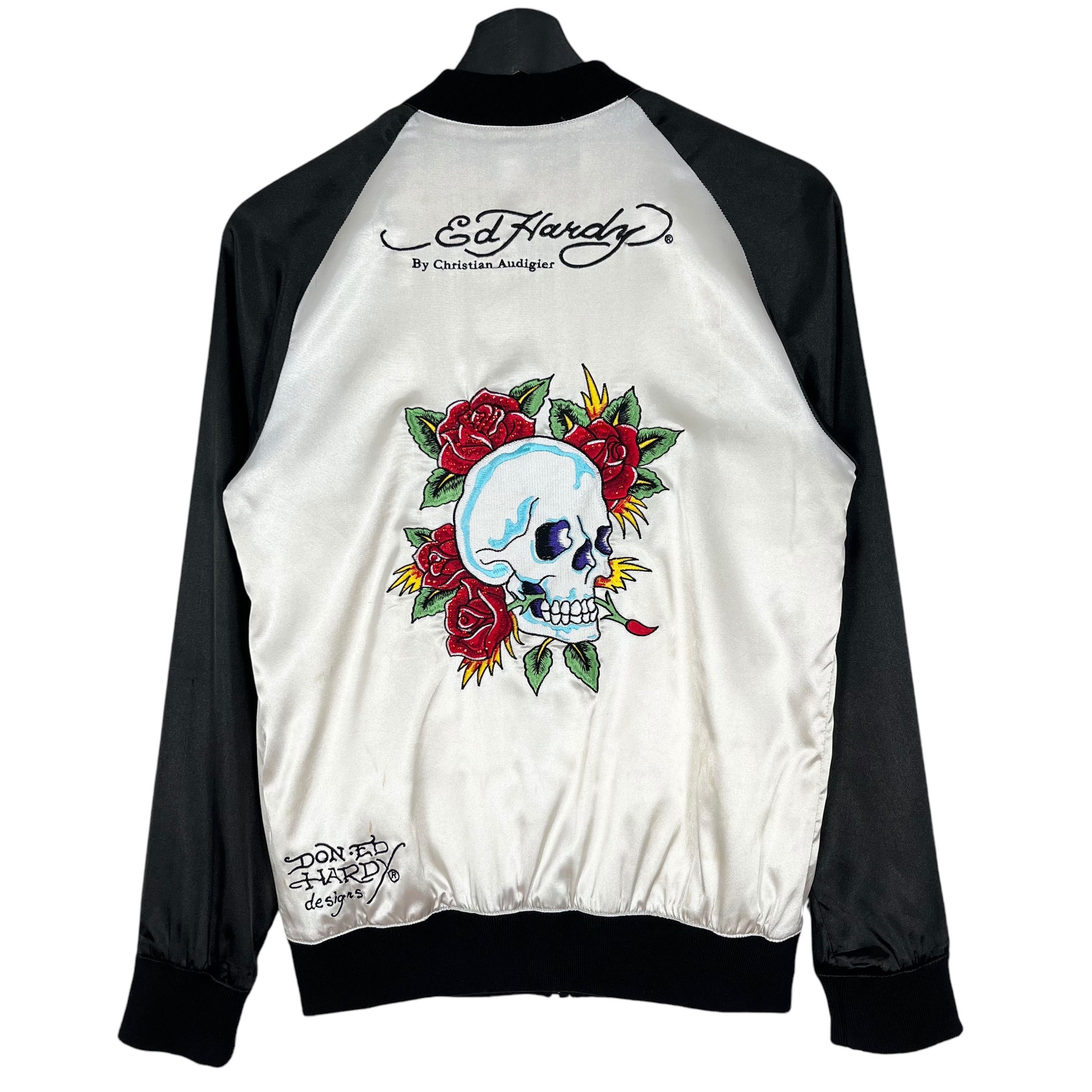 【限定版】CHANMINA × Ed Hardy CAP 本人仕様 Ed Hardy Japan Dragon White Hoodie | Zumiez