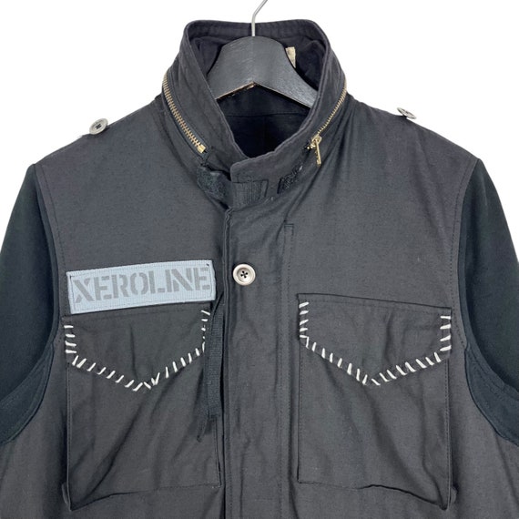 Xeroline Iconic M65 Military Jacket Knit Sleeve Women Size S Xeroline Iconic M65 Military Jacket Knit Sleeve Women Size S