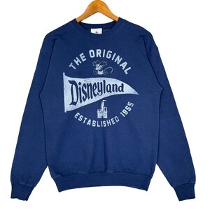 Disneyland Crewneck Sweatshirt Navy Blue Size Small