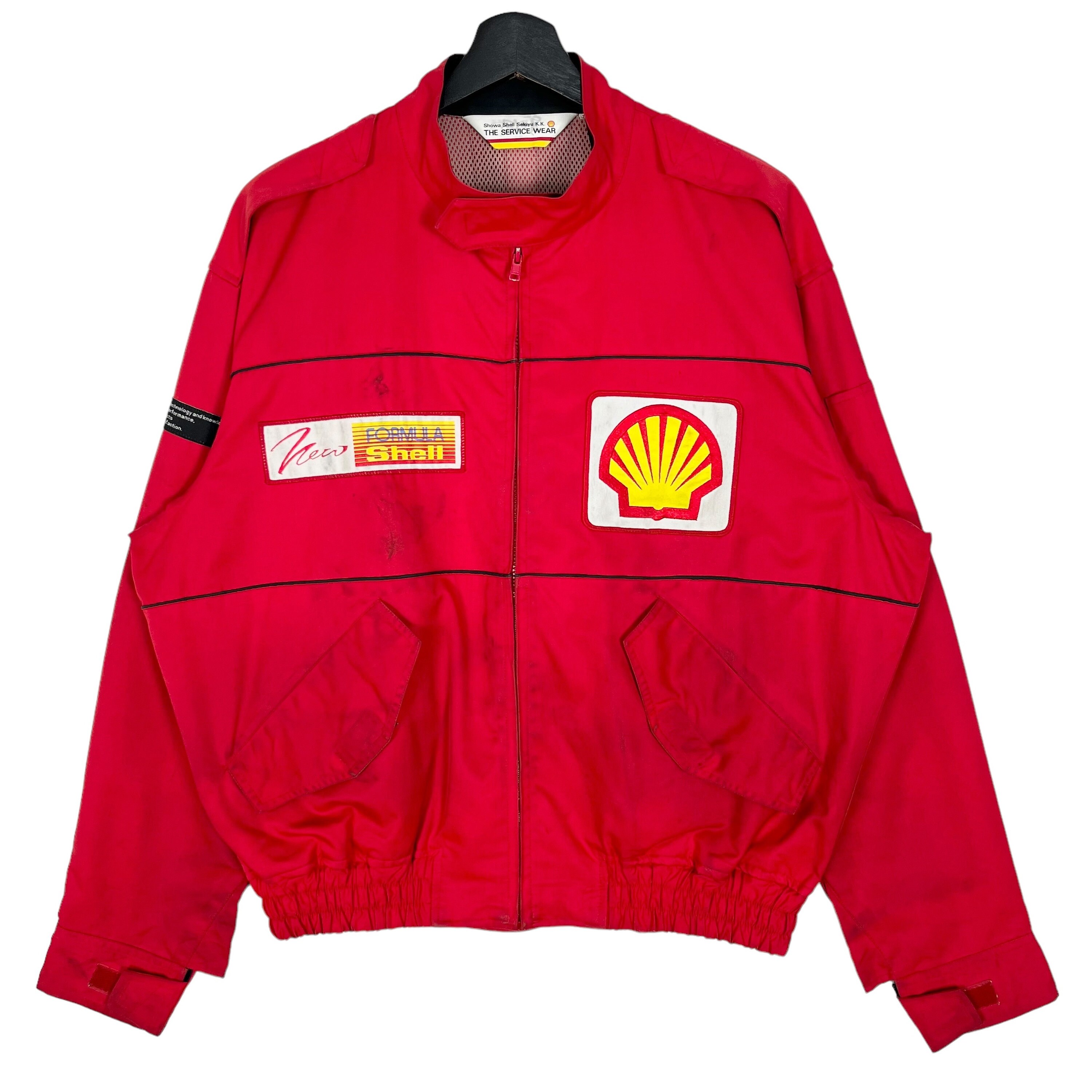 80s 90s Shell カナダ製 レーシングジャケット 企業物 Size40 Shell Service Wear Workers Jacket Red Size LL Made in Japan - Etsy