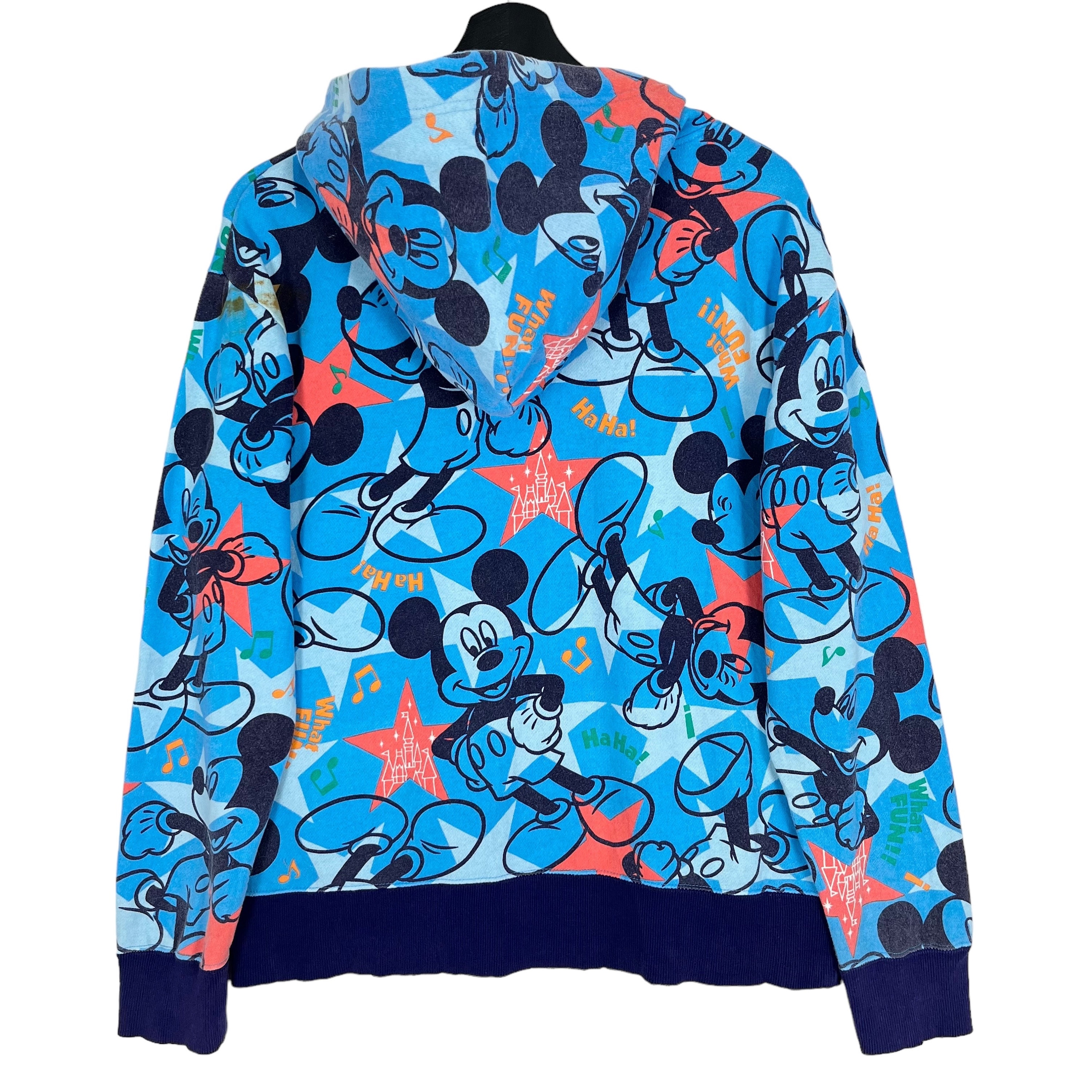 d*7様 Disney Mickey Jacket Mサイズ Disney Mickey Mouse Authentic Varsity Button Up Jacket Japan