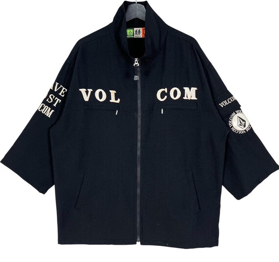 ジャケット・アウター 90s volcom nylon zip jacket made in USA Vintage Volcom Scout Series Oversized Three Quarter Sleeve