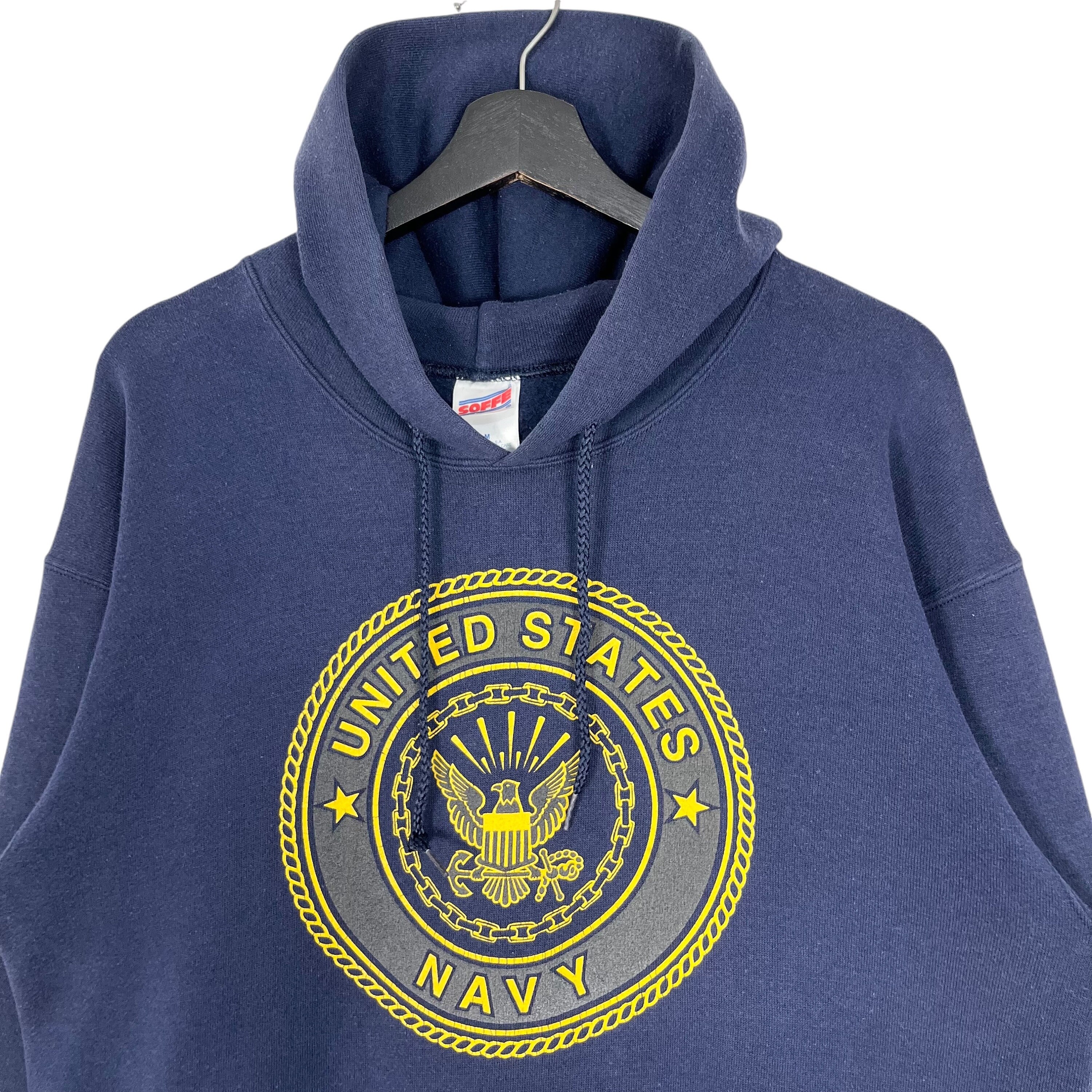 Vintage 90's United State Navy US Navy Pull Over Hoodie
